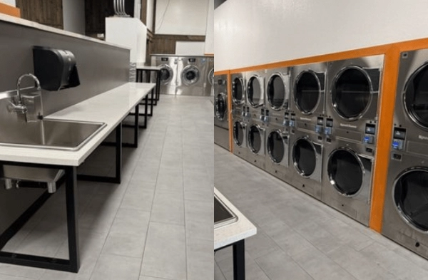 Combo Folding Tables And Dryers